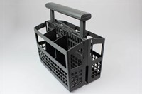 Cutlery basket, Zanker dishwasher - 245 mm x 139 mm (64 mm - 11 mm - 64 mm) x 246 mm