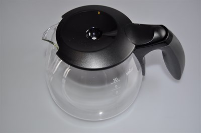 Glass jug, Braun coffee maker - Black