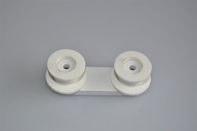 Basket wheel support, Etna dishwasher (2 wheeled support)